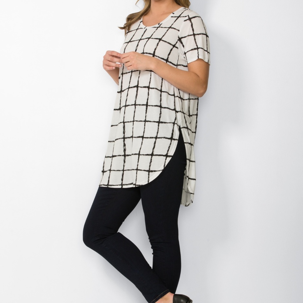 Short sleeve maxi tunic (Sizes Left : 3X) - Picture 2 of 4